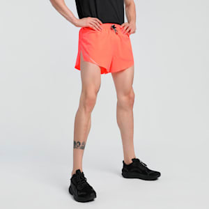 RACEDAY ULTRAWEAVE Men's Split 3" Running Shorts, Glowing Red, extralarge-IND